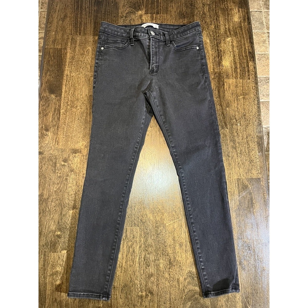 Abercrombie & Fitch Super Skinny Mid Rise Jeans 28/6 Black